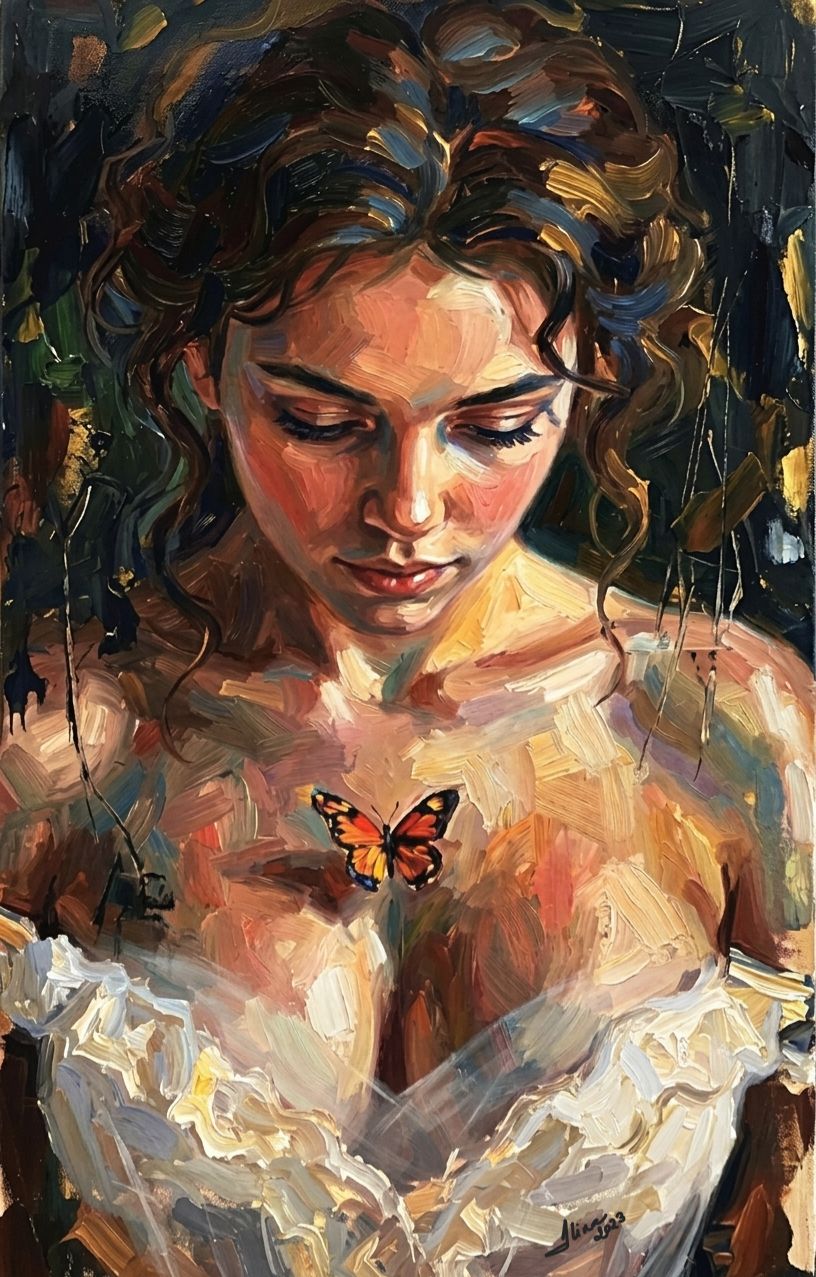 ArteDiAlina.com painting: You're my thrill